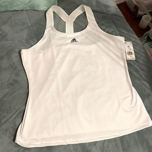 XL ADIDAS White Y-Tank